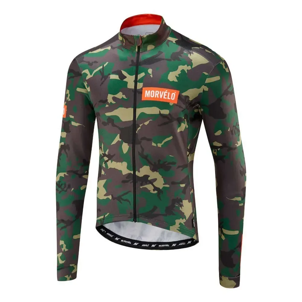 thumbnail image 1 of Maillot de ciclismo para hombre, manga larga, equipo Morvelo, primavera/otoño, 2024, 1 of 5