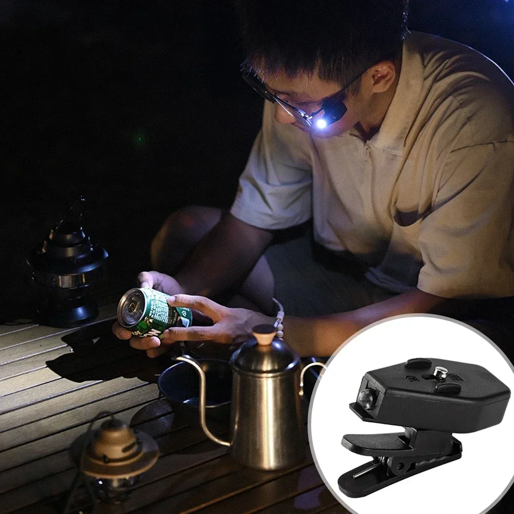 book light mini led light Mini Flashlight Glasses Reading Lamp Eyeglass Clip Lantern Adjustable Universal Eyeglasses Lamp Flexible Book Reading Lights