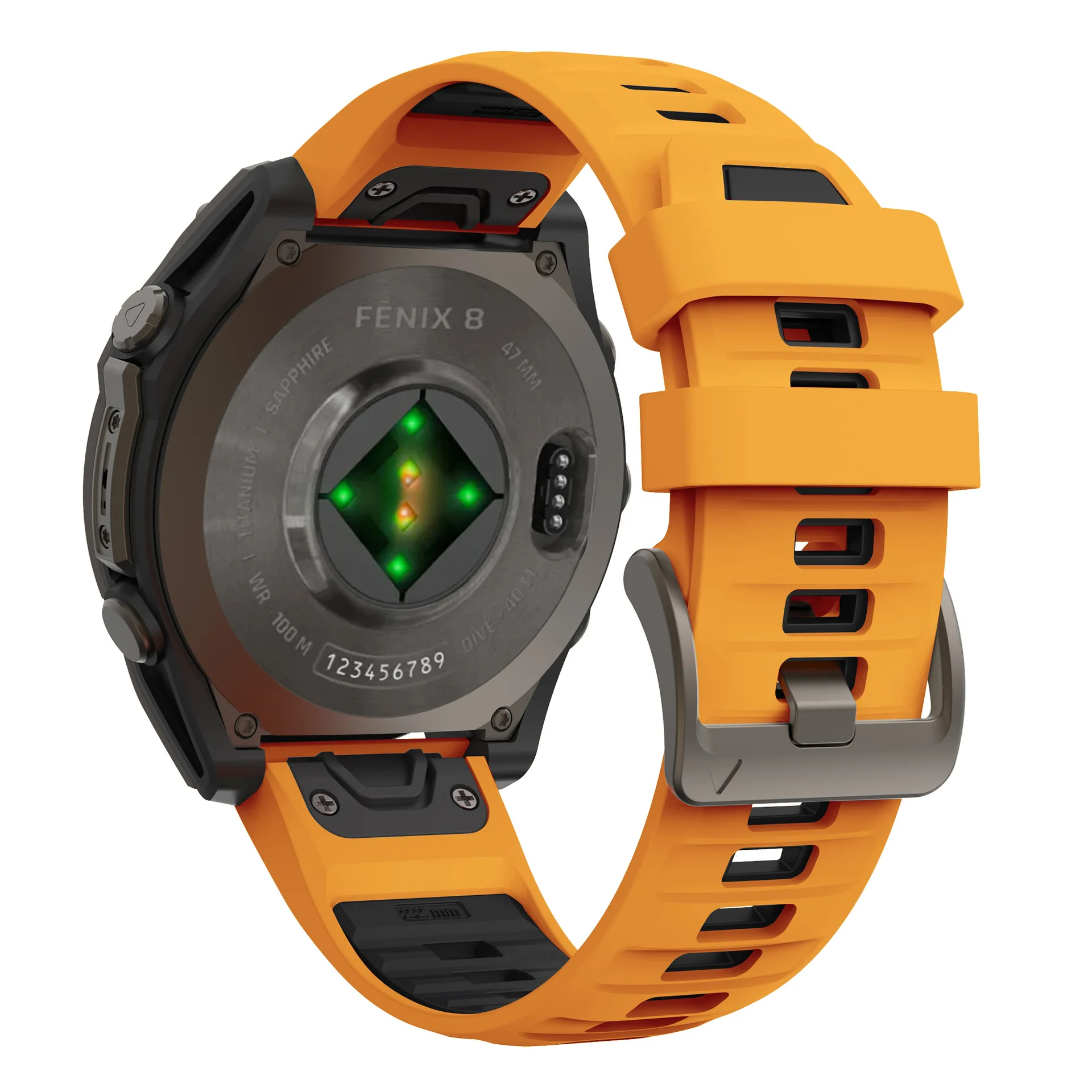 Quickfit Premium Silicone Watch Strap - Multiple Sizes Available