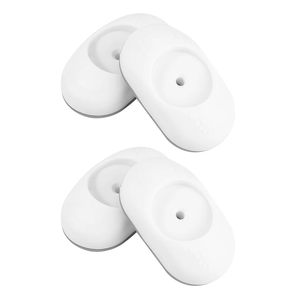 Softening Anti Slip Base 4 Pcs Rounded Design Safety Gate Accessories Wall Fixing Device Baby Plastic Cup Child