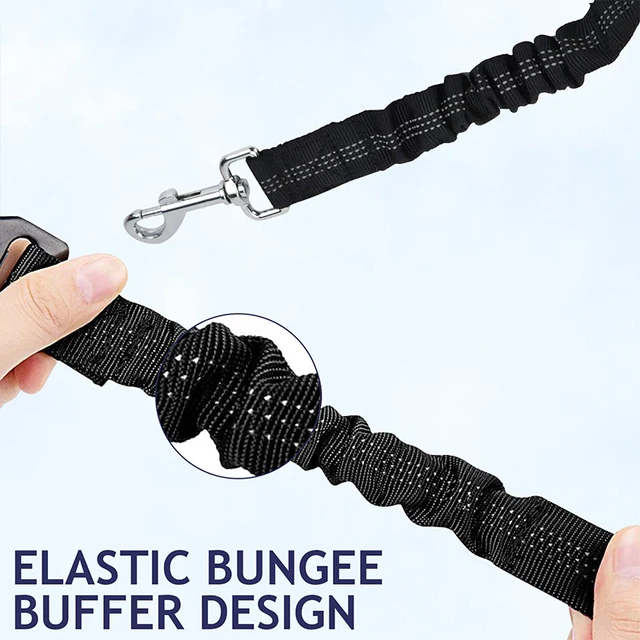 Adjustable Dog Car Safety Belt Elastic Nylon Seat Belt Anti-Shock Harness Lead Restraint Seatbelt Pet Cat Dog Safety Supplies 4