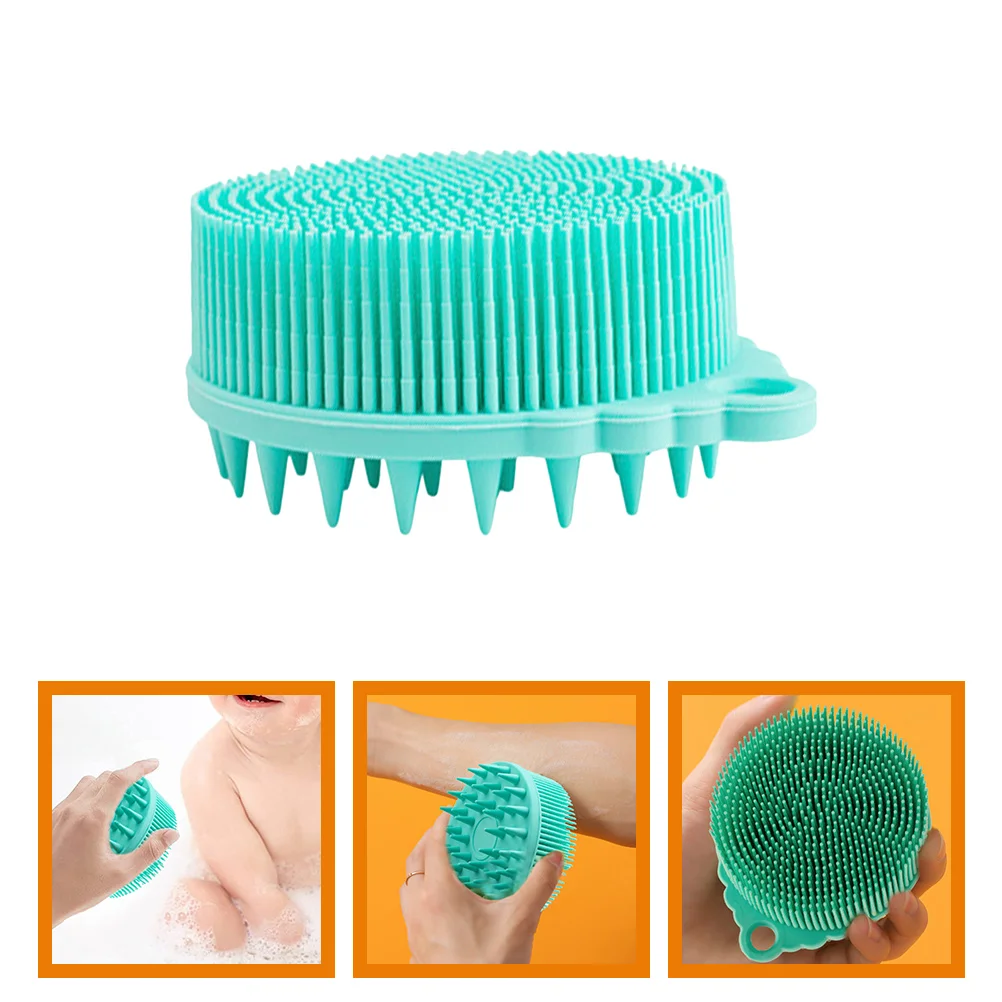 Sensory Tactile Brush Infant Bath Supple Bristle Body Scrubber Sponge Professional Shower Silicone Silica Gel Massage Adorable