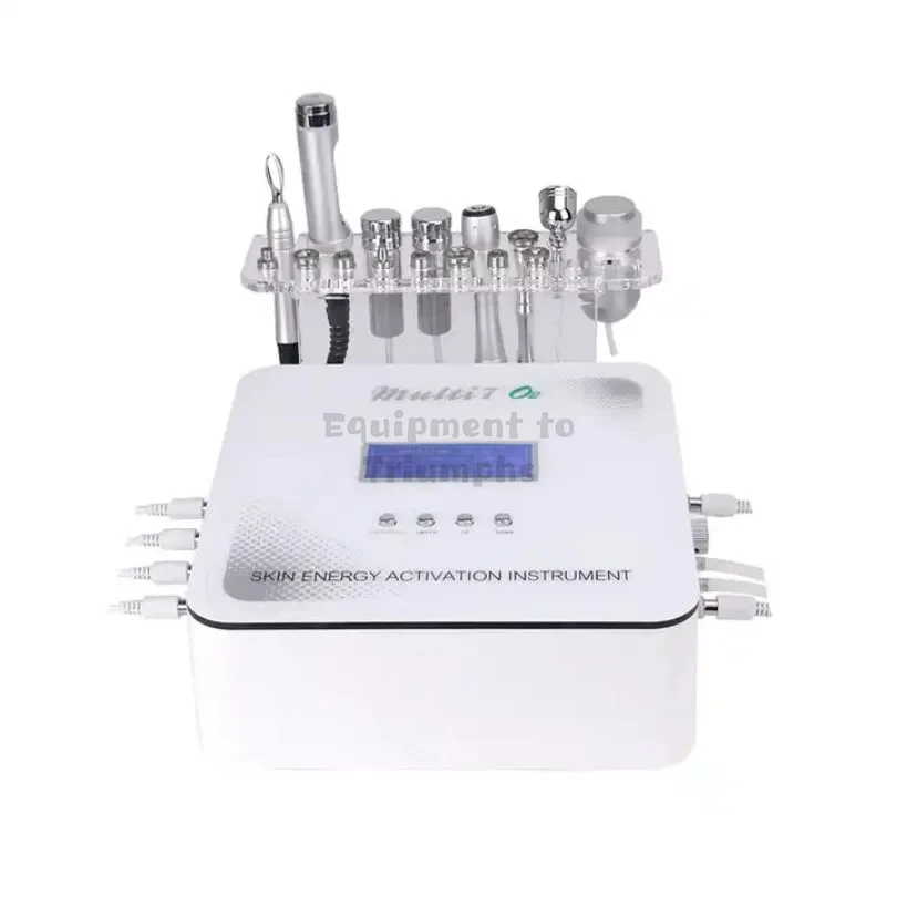 Newest 7 in 1 Multifunction Oxygan BIO Cooling Dermo Brassion Meso Therapy Lifting Cold Hammer Facial Machine facial rf electroporation mesotherapy machine no needle diamond meso microdermabrasion skin tightening rejuvenation rf ultrasoni