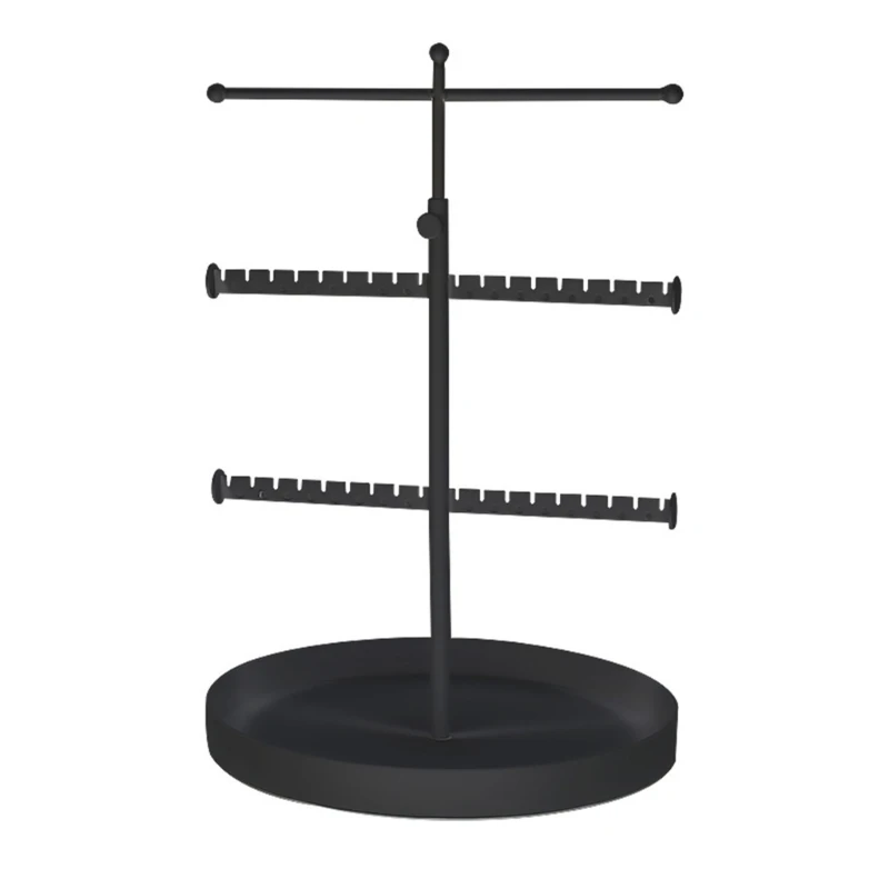 

3 Layers Retractable Jewellery Storage Rack Holder for Watch Lipstick Headwear