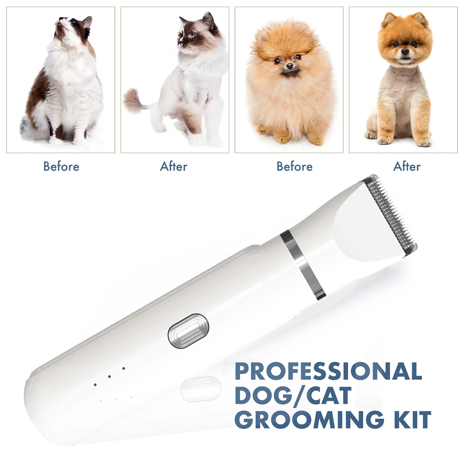 4-In-1 Pet Grooming And Care Set 4Different Blades Dog and Cat Hair Shaver Low Noise Pets Clippers Rechargeable Cordless Trimmer hair trimmer pet clipper dog hair trimmer pet hair trimmer dog clipper
