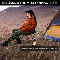 Outdoor Foldable Chair Camping Chair with Side Pocket Picnic Oxford Cloth Chairs Portable Beach Fishing Chairs Outdoor Chair 6