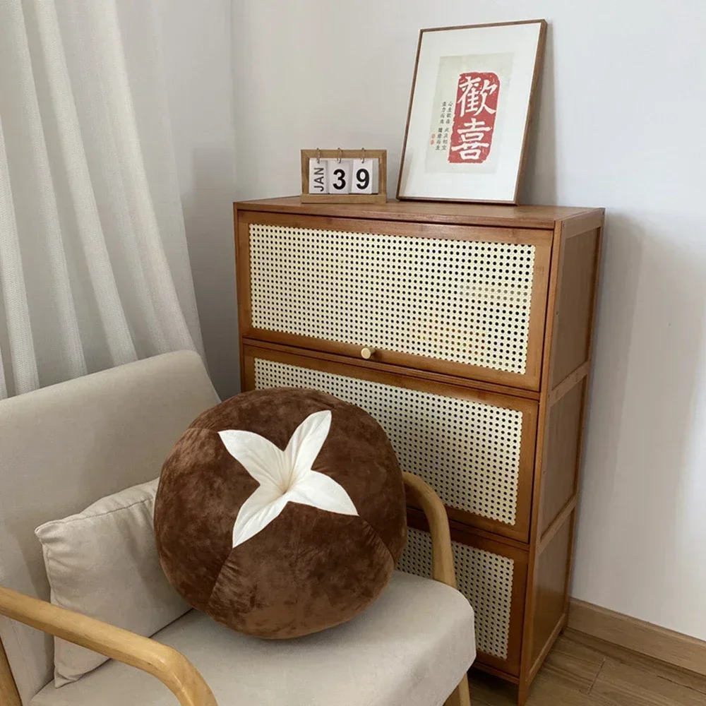 New Mushroom Tomato Cushion Pillows Vegetable Sofa Bay Window Cushion Bedroom Room Decoration Ins Style Cute Little Ornaments 5