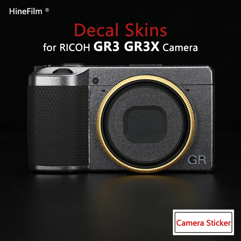 Gr3 Griii Gr3X Camera Decal Skin Anti-Scratch Coat Wrap Cover Per Ricoh Gr Iii Digital Compact Camera Skin Protector Sticker