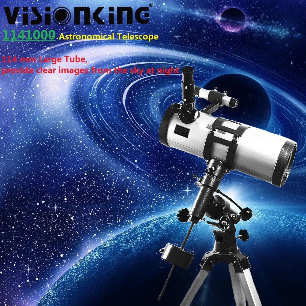 National Geographic - 114mm Reflector Telescope - Silver - Best Buy