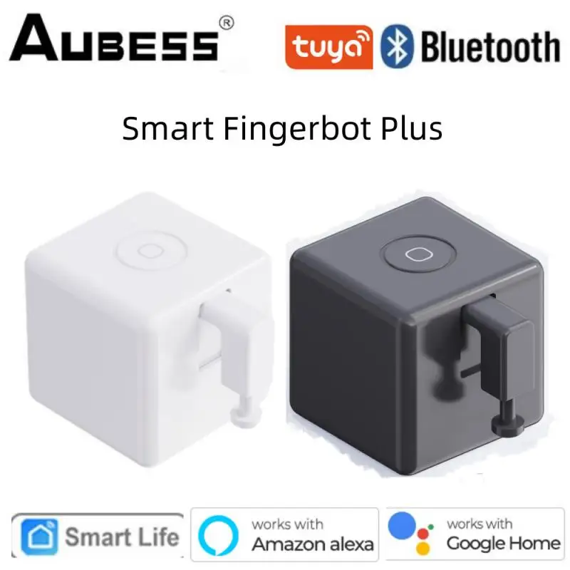 

Tuya Bluetooth Smart Fingerbot Plus Smart Home Convenient Smart Life Remote Control Work With Alexa Google Home Gateway Required