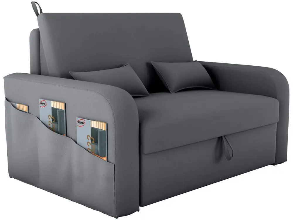 Sofá-cama 2 Lugares Casal Veludo Matrix Lady Dai 4
