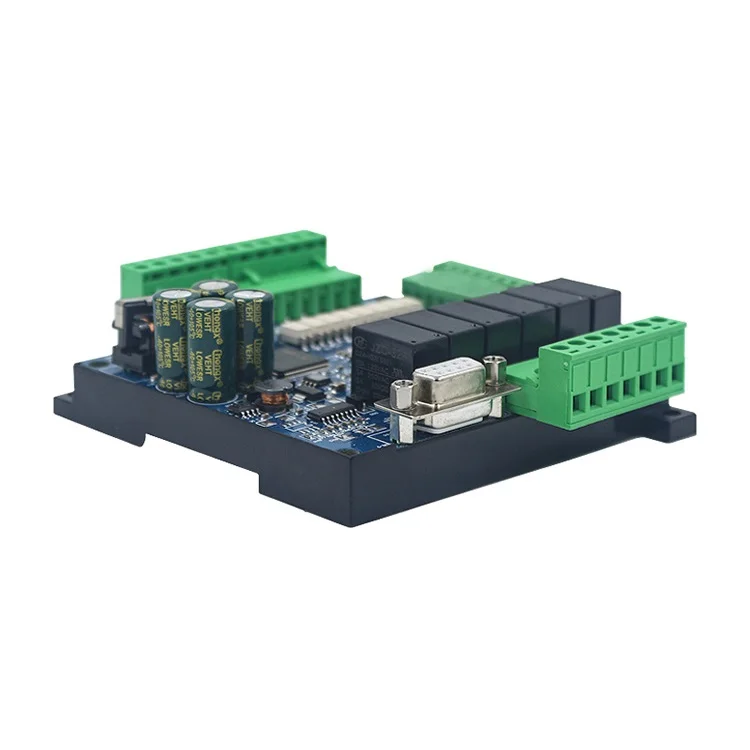   FX3U 14MR 14MT PLC, 8 In 6 Out Anolog 6AD + 2DA Modbus RS485 RTC  ȣ  Ʈ 