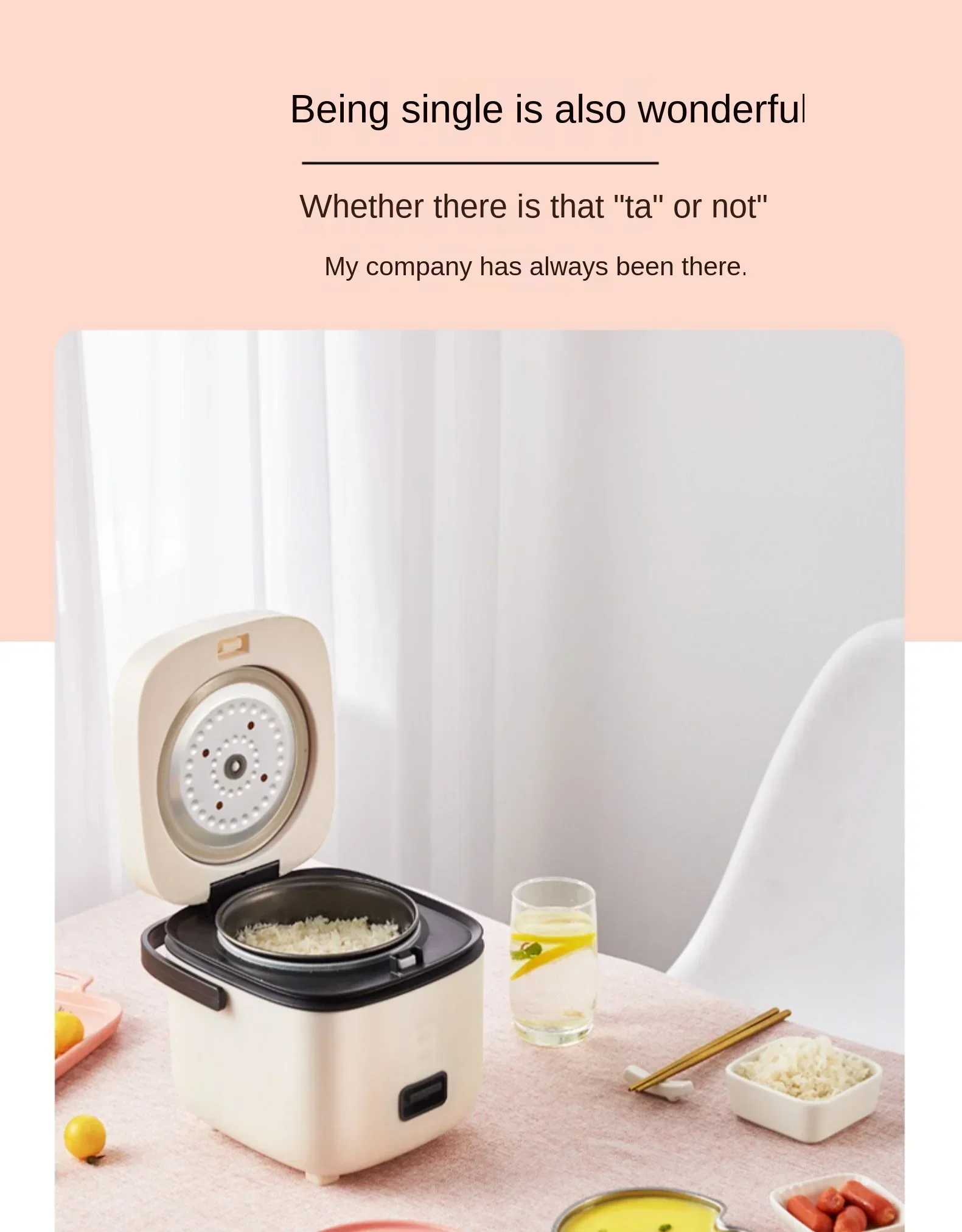 Description Picture 5 of item1.2L Rice cooker 1-2 people rice cooker small household rice cooker can cook rice and cook electric cooker 220V