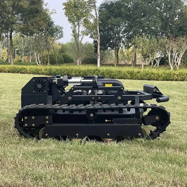 Customized Remote Control Lawn Mower 4-stroke High Torque Self-propelled Lawn Mower with Grass Collecting Bucket for Garden Use 3