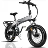Adult Electric Bicycle, 1200/1400W Peak, 30/28MPH 60 Miles, 720WH Battery 20x 4.0 Fat Tires, Foldable, with APP/anti-theft Alarm 1