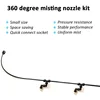 1-6Pcs Watering Spray Nozzle 360 Degree Sprinklers Terrarium Misting Spray head Garden Greenhouse Irrigation Connectors 3