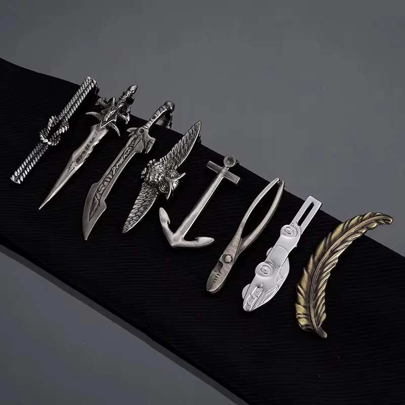 Mode Männer Business Auto Eule Werkzeug Krawatte Clip Mehrere Stile Ton Metall Krawatte Clip Krawatte Bar Krawatte Clips Geschenke