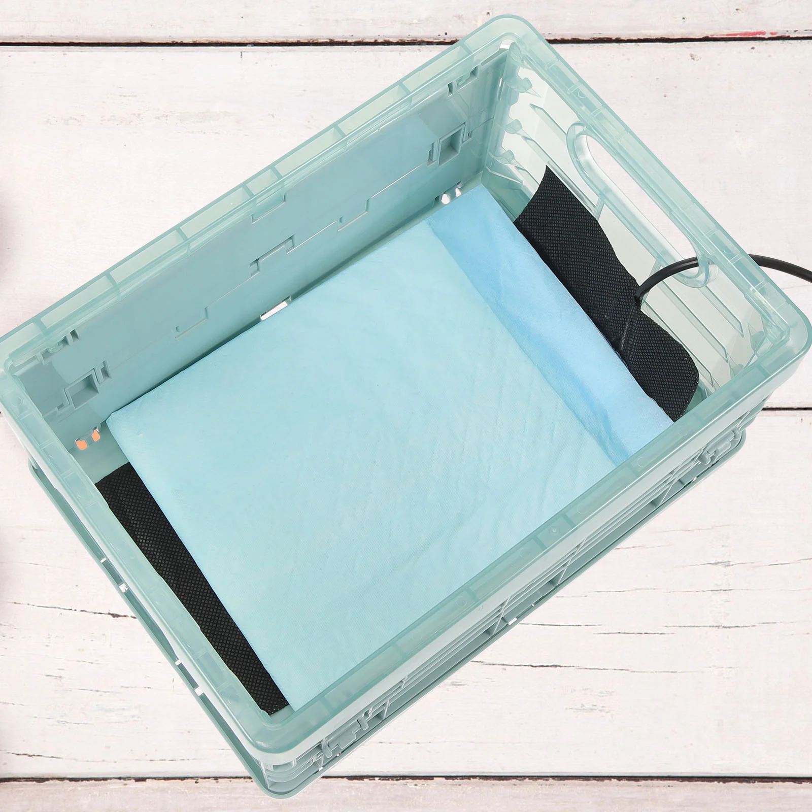 Mini Plastic Birds Brooder Box Small Chicks Parrot Breeding Supplies Incubator Heating Pad Foldable Washable Safe Materials