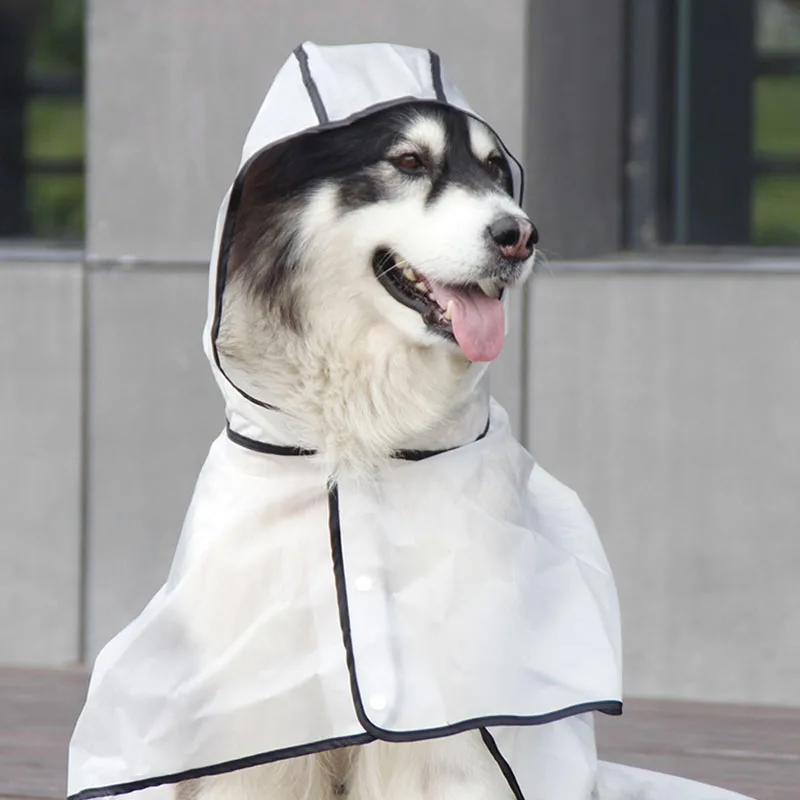 

Waterproof The Dog Face Raincoat for Dogs, Big Dog Coat, Raincoat for Dogs, Golden Retriever Costume Park, Rain Cape