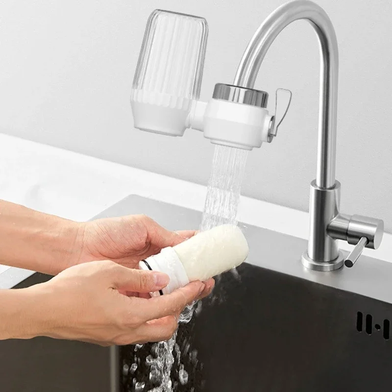 Faucet Tap Water Purifier Physical Filtering for Home Kitchen One Filter Element Removable Washable