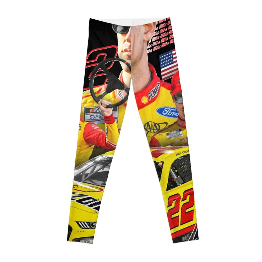 

NEW Joey Logano NEXT GEN MUSTANG 2022 Leggings active wear fitness set gym Womens Leggings