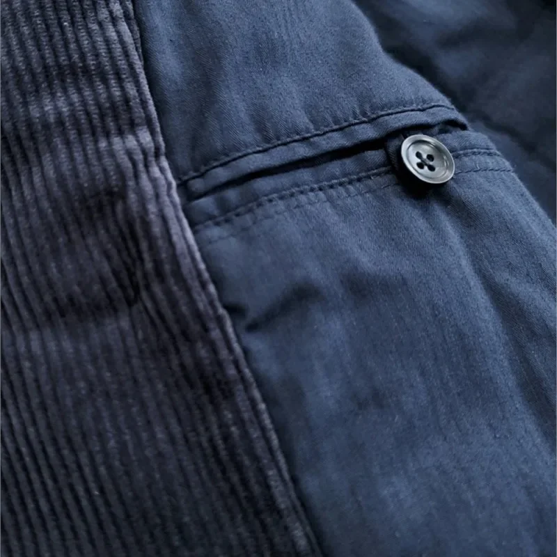 Amekaji Wear Clothes Men American Retro Pure Cotton Corduroy Suit Coat Cotton Coat Jacket Winter Good Quality 6