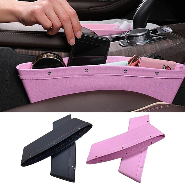 Car Seat Gap Filler Organizer Leather Car Seat Crevice Storage Box Holds  Phone Money Cards Keys Remote Car Accessories Interior - AliExpress