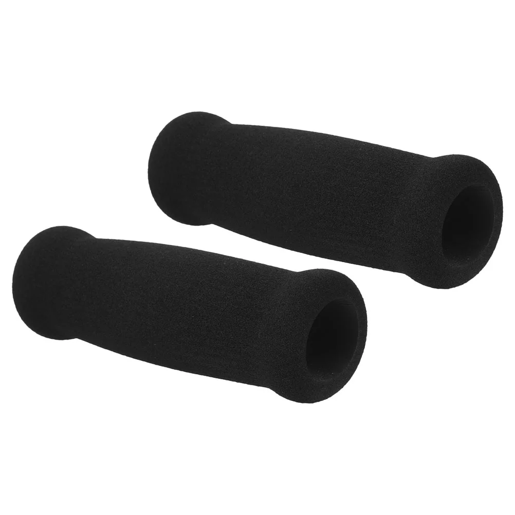 2 Pcs Sponges Walking Aid Handle Cover Cane Grips Elderly Chair Crutch Handles Seniors Thicken Replacement walking cane underarm crutches