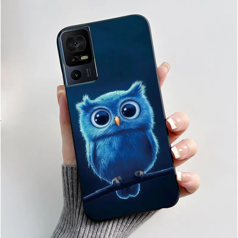 Luxury Cute Cartoon Black Soft Silicone Protective Phone Case