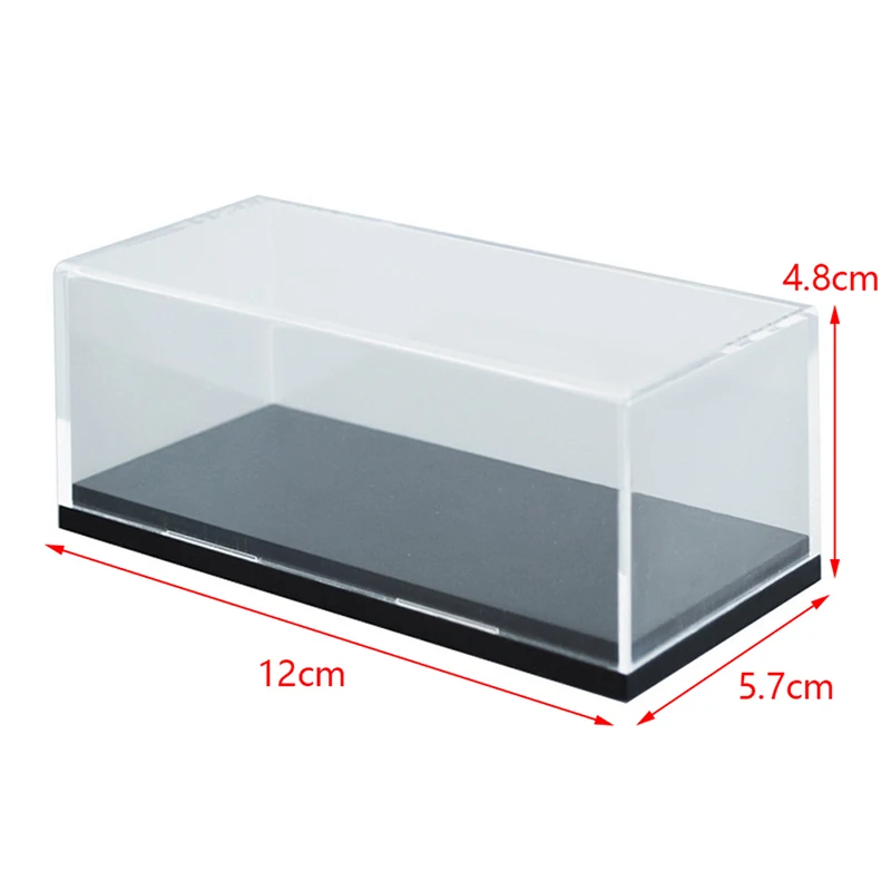 1PC Acrylic Display Case fit for 1:64 Mini Size Dust proof Clear Box Cabinet 1/64 Action Figures Display Box