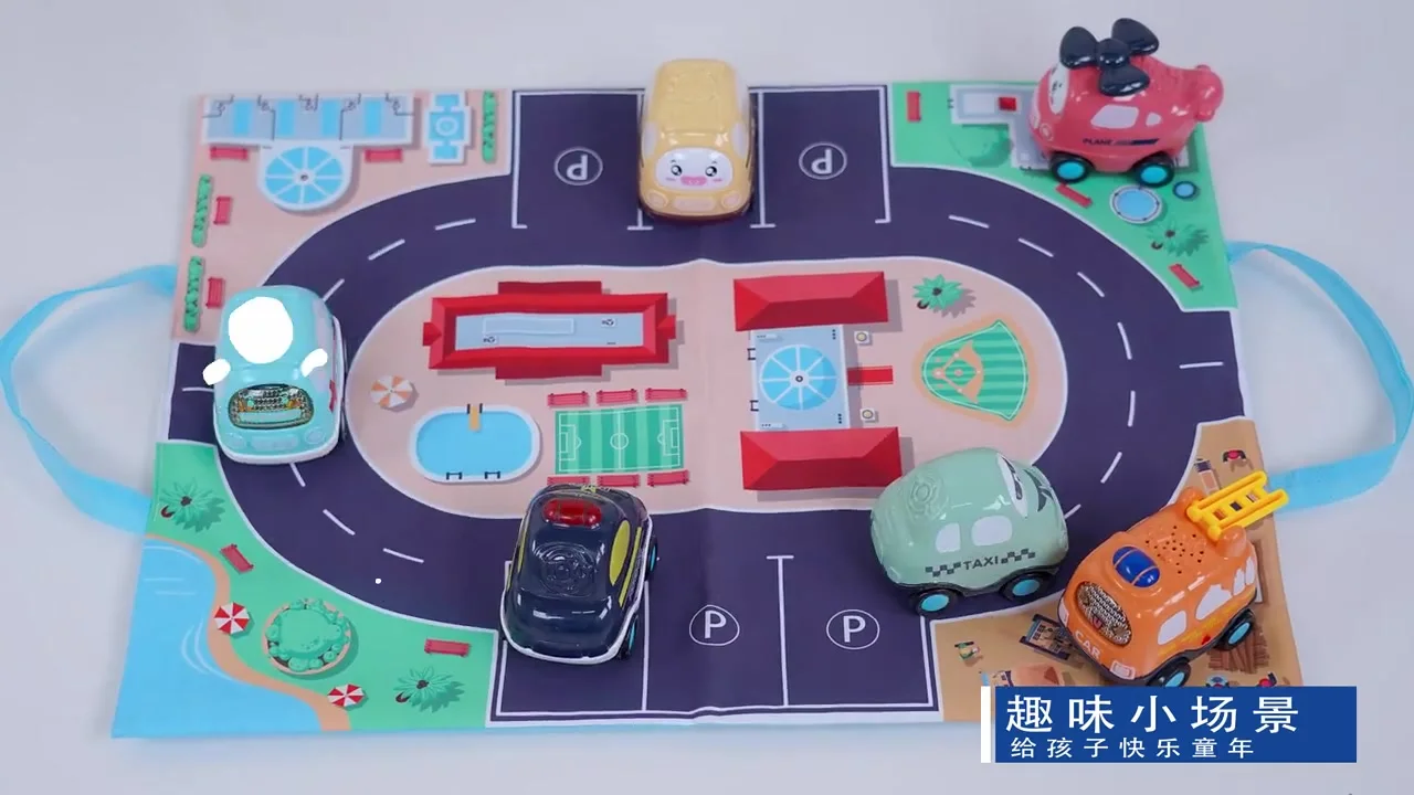 Tappeto Gioco Stradale Per Bambini - Mappa Città Con Strade E Parcheggi, Impermeabile E Morbido - Foto 10