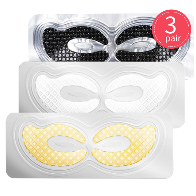 Crystal Collagen Anti-Wrinkle Eye Mask Anti Aging Moisturizing Eye Care Gel Eye Patches Anti Eye Bags Dark Circle