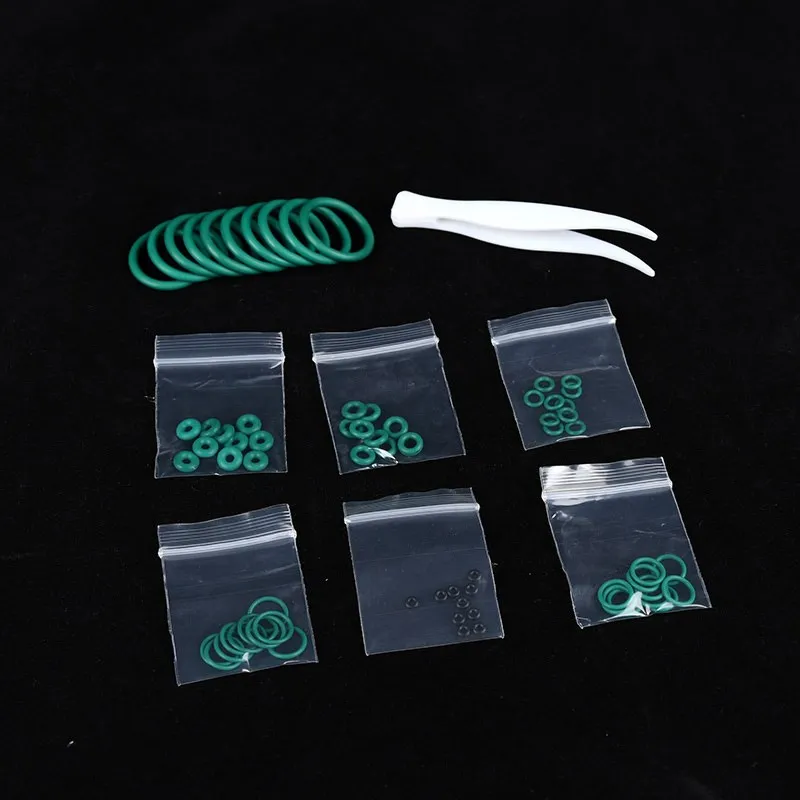 Tactical Airsoft Magazine Fluorine Rubber O Ring Set Green Flat Silicone Ring Seal Gasket Gas Valve Key for GBB Gloc 17 19 P1 magazine pouch