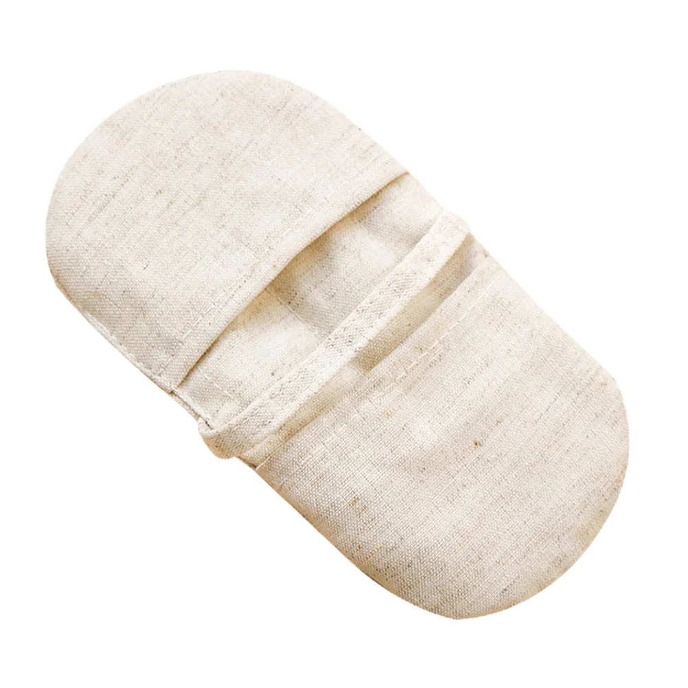 12 Pcs Beige Cotton Linen Oven Mitts Kitchen Gloves Heat Insulation Cooking Baking Protection Non Slip Pot Holder Thermal