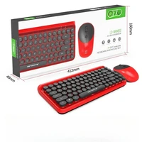 2.4G Wireless Keyboard Mouse Combo Retro Punk DOT Round Keycap Keyboard Ergonomic Design for Home Office For Laptops Desktops - Image 5