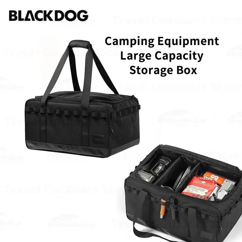 

Naturehike-BLACKDOG Outdoor Travel Organizer 300D Oxford Cloth Camping Equipment Adjustable Partition Waterproof Storage Bag