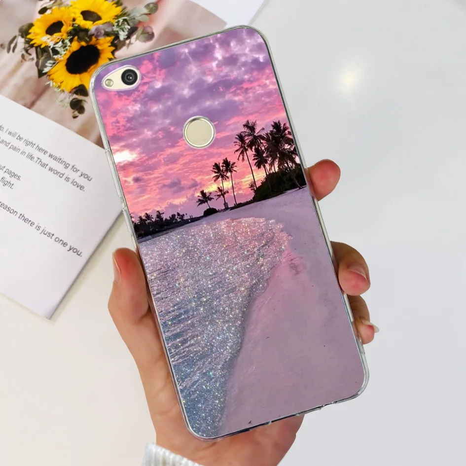Floral Love Heart Soft Silicone Clear Phone Case