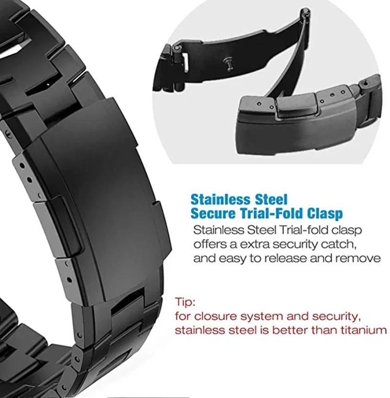 Sleek Titanium Quickfit Strap - Premium Metal Release Watch Band