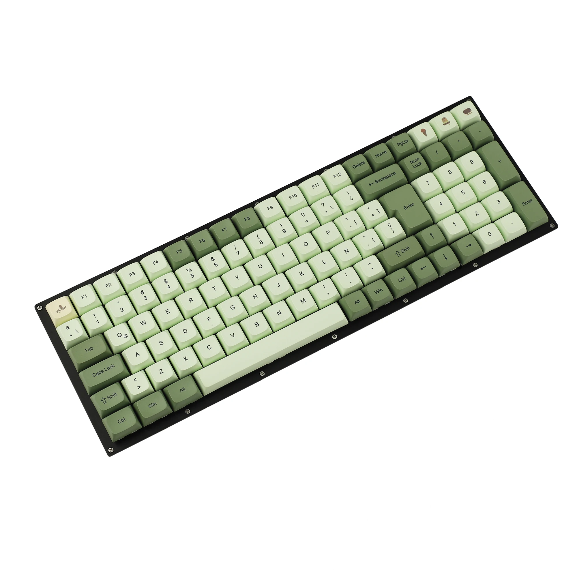 Matcha ZDA Keycaps, Profile Dye Sub PBT,