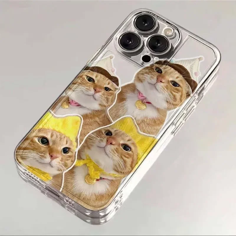 Vibrant Cat-Themed Phone Case
