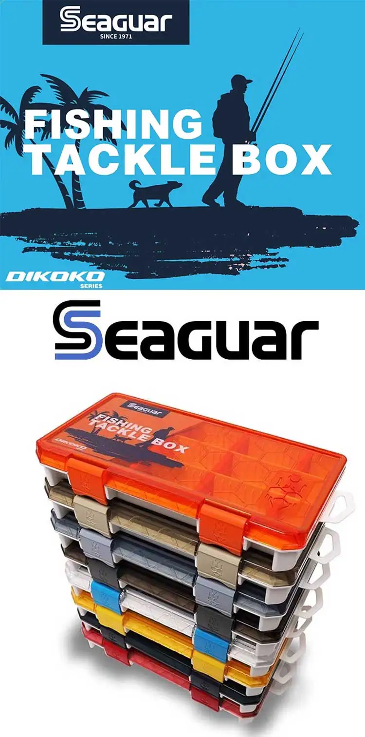 Description Picture 2 of itemOriginal SEAGUAR Fishing Box Fishing Tackle Box Detachable Lure Storage Box High Capacity Accessories Waterproof Good Airtight