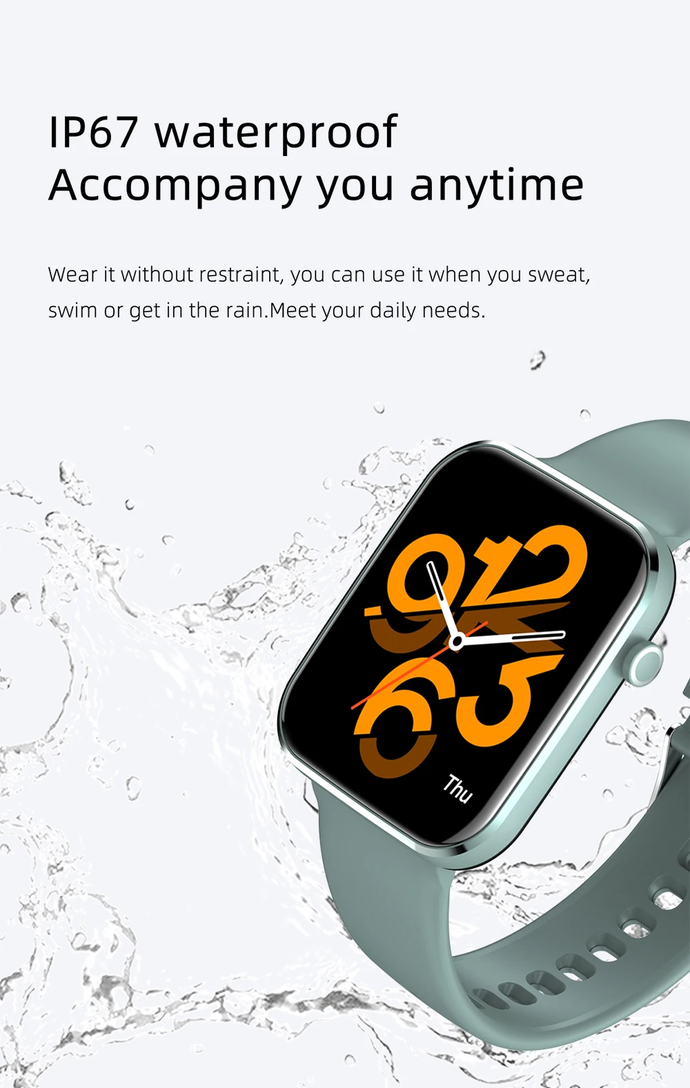 NEW 2022 1.69 Inch Smartwatch Men Full Touch Multi-Sport Mode With Smart Watch Women Heart Rate Monitor For iOS ȵ̵