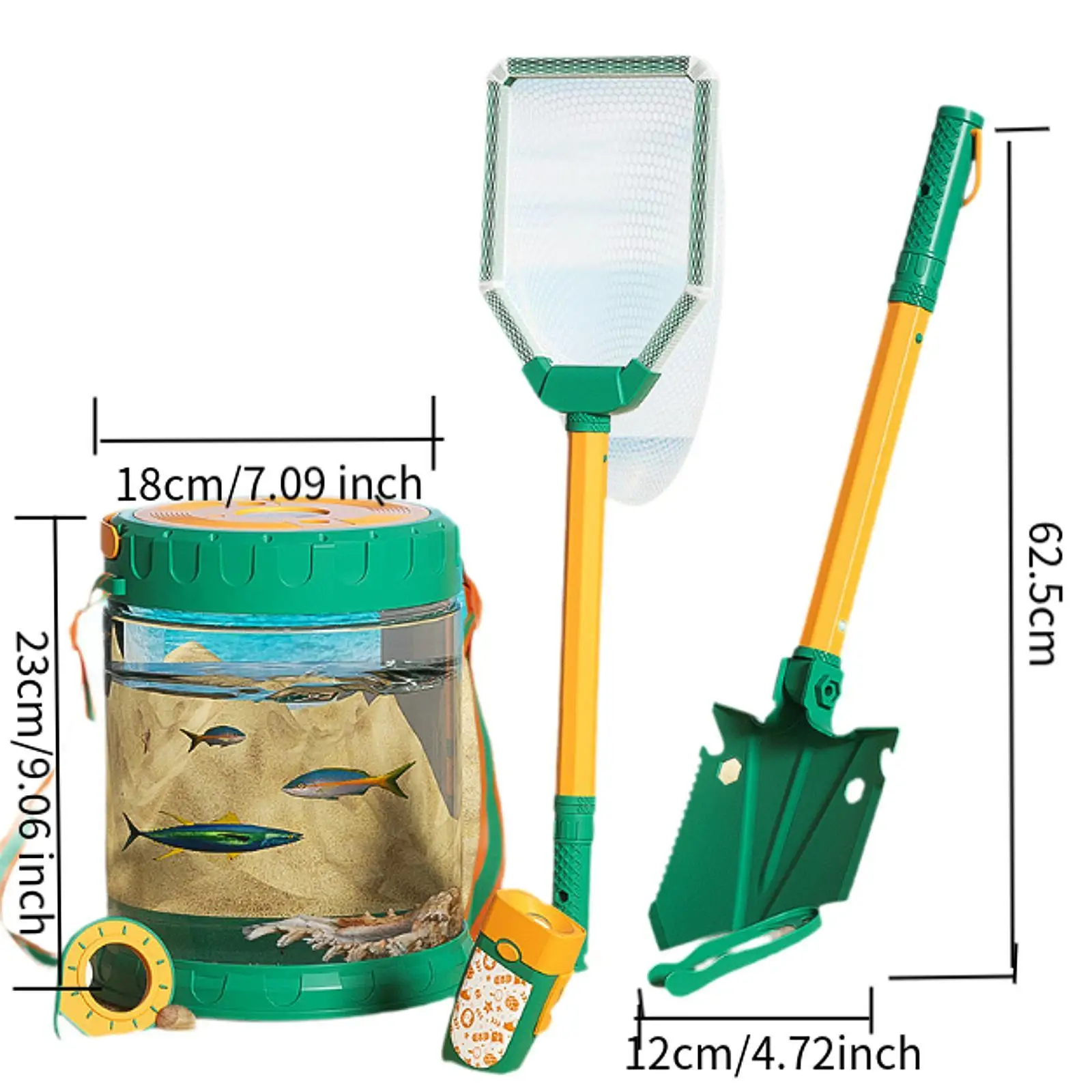 Child Beach Sand Outdoor Exploration Toys Beach Sand Adventure Toys Colorful Creativity Sandbox Toy for Birthday Hiking Kids 6