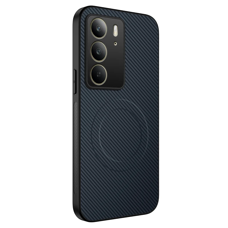 Luxury Kevlar Fiber Textured Magnetic Shockproof Bumper Case