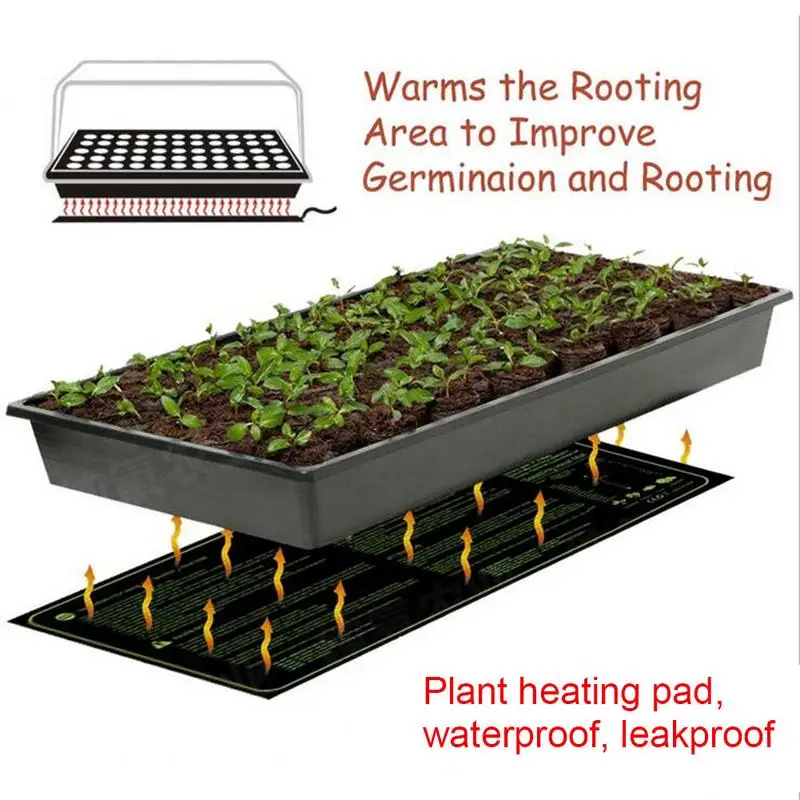 Plant Heating Mat Waterproof Plant Seed With Temperature Controller Carpet Durable Seedling Heat Mat Seed Starting Greenhouse