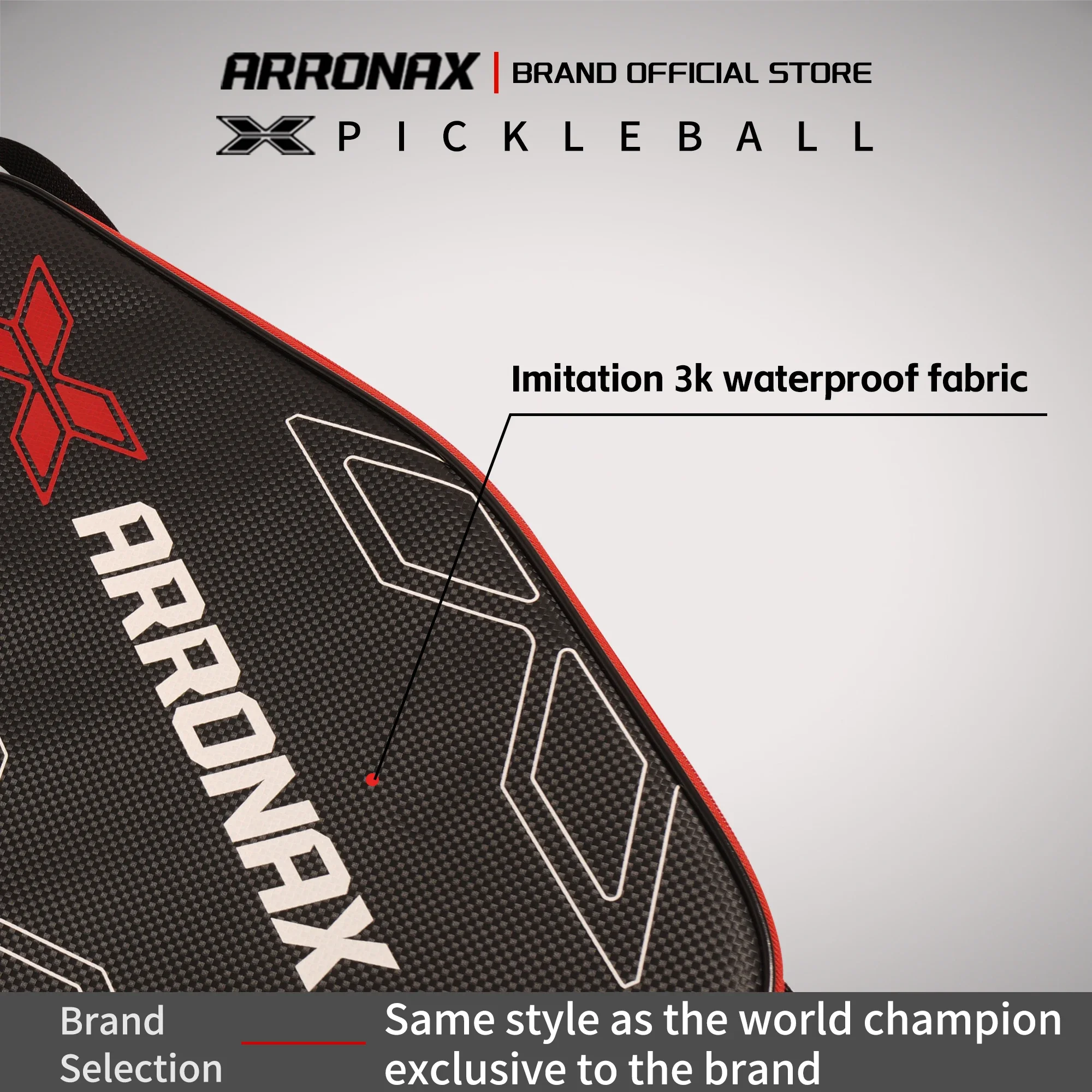 Arronax Durable Fashion Lightweight Waterproof Large Capacity Pickleball Rackets Bag Gym Backpack Squash Racquet Shoulder Bag pickleball rackets bag