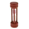Maroon Wood Sandglass Timer Teeth Brushing Special Needs Therapy Math Exercising Hourglass 1,2,3,5 Minutes 3