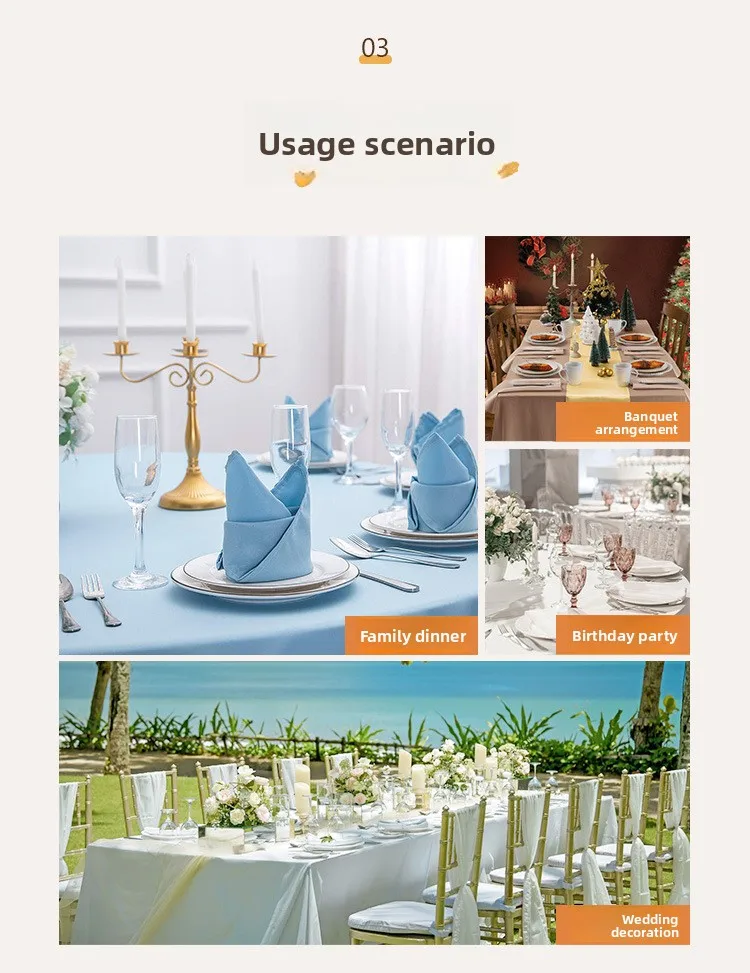 Bunte kleine quadratische Tischsets, Hotelservietten, Großhandel, Teller, Kissen, Tasse, faltbar, Blumendekorationen, Glasreinigung – Detail 7