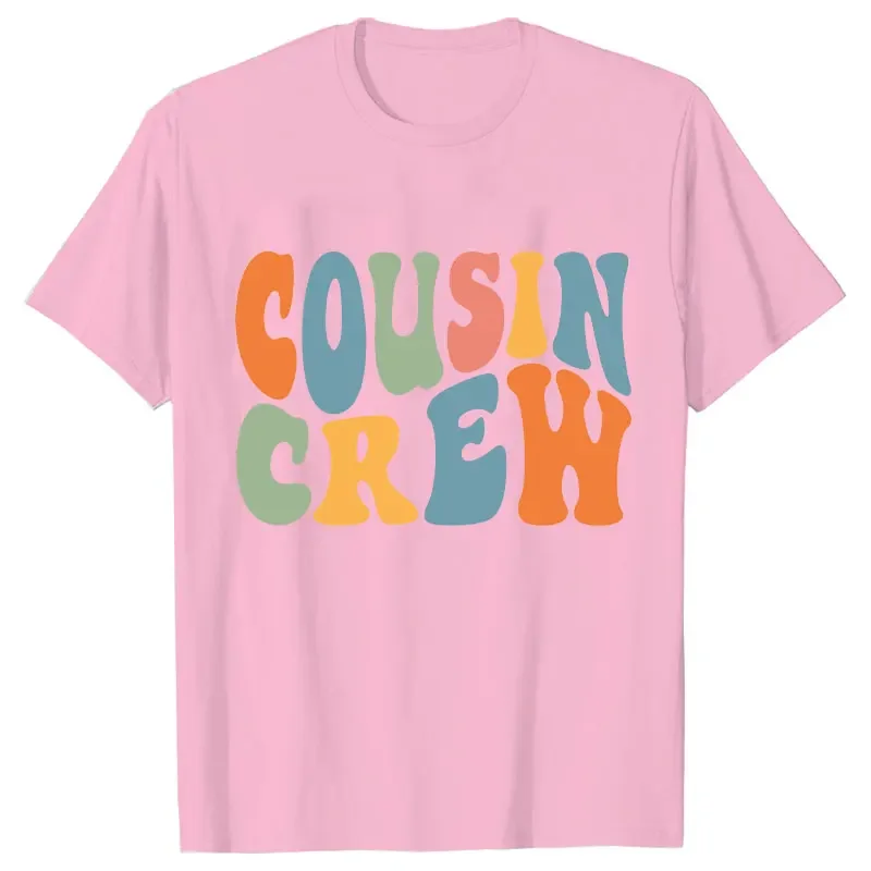 Matching Family Outfits Cousin Crew Graphic Tops Girls Family Birthday Party T-shirt Unisex Child Clothing Short Sleeve Tees - 5