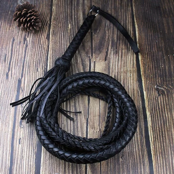 Genuine Leather Wushu Kung Fu Whip 1